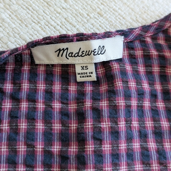 Madewell Flutter Sleeve Side-Tie Wrap Top - Picture 7 of 9